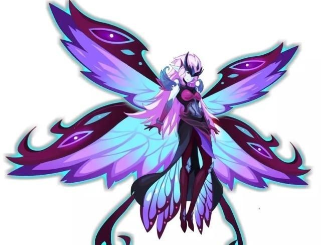 红袖彩蝶 安妮尔 黯翼魔蝶 安丽丝 合为鬼幽 鬼面幽蝶-赛尔号游戏精灵