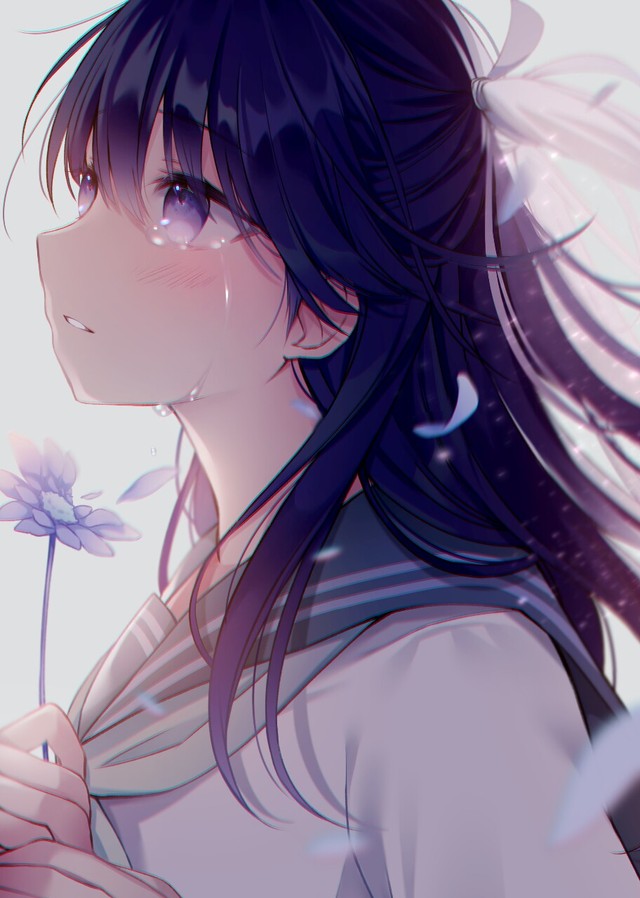 动漫女生:含泪花-荔枝美图小铺-话本小说网