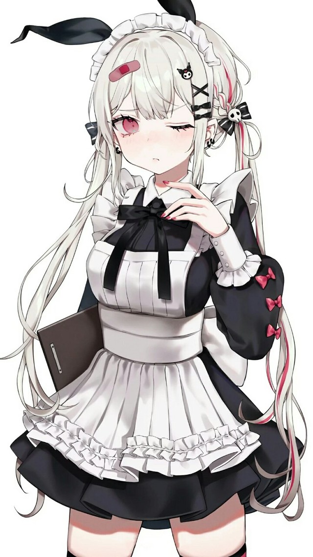 红瞳动漫壁纸女