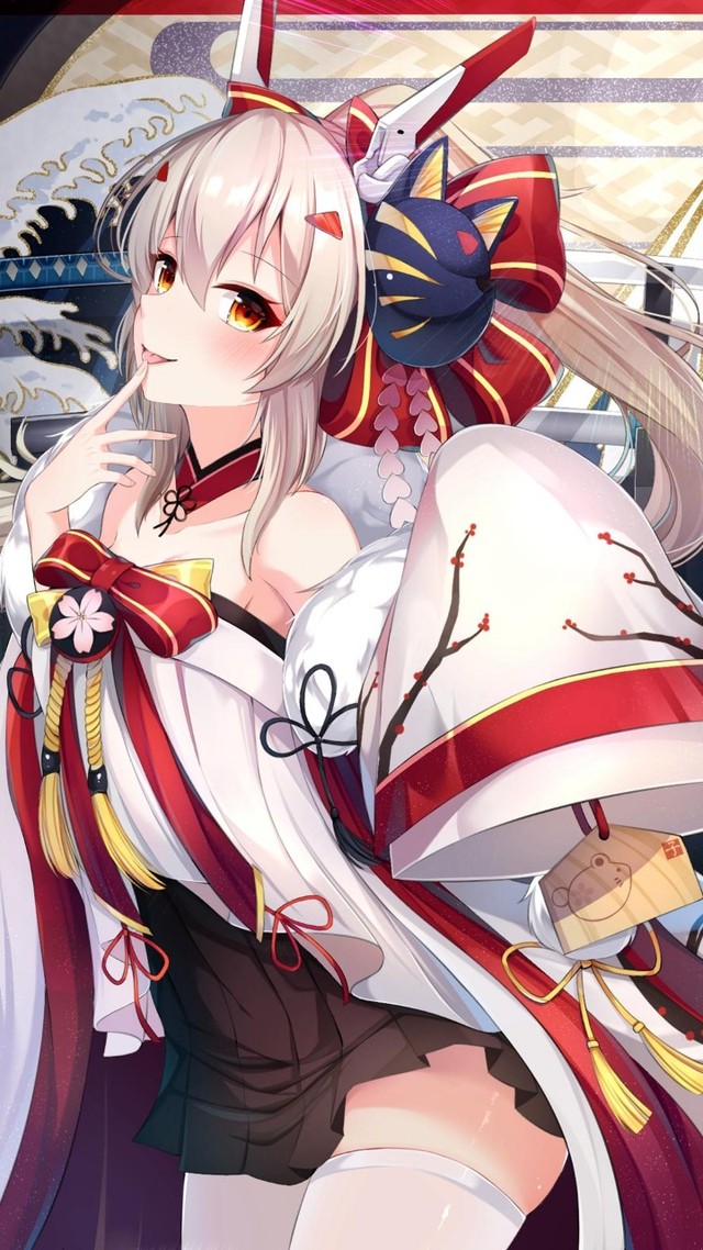 银发黄瞳动漫人物壁纸女