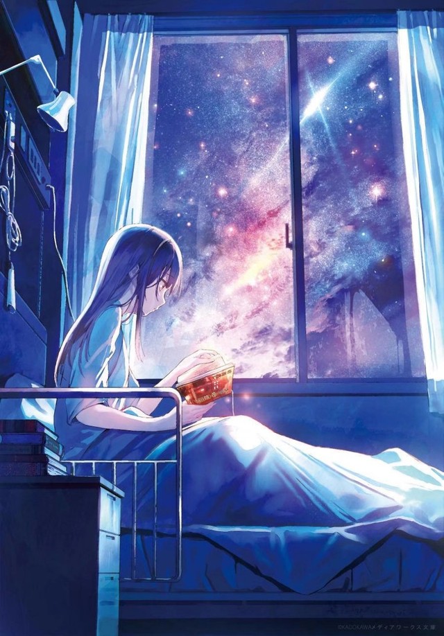 出单:星空动漫少女壁纸