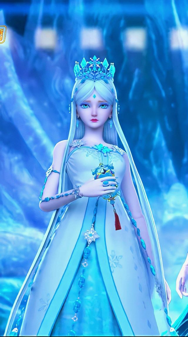 叶罗丽人物看到自已的照片时