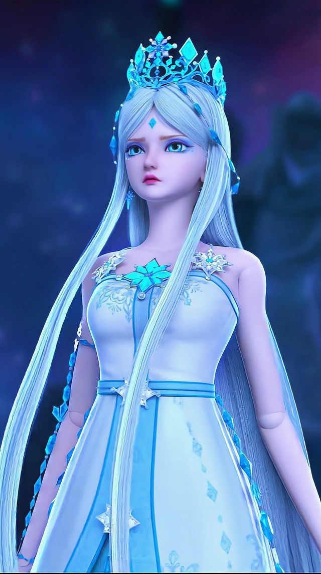 叶罗丽人物看到自已的照片时