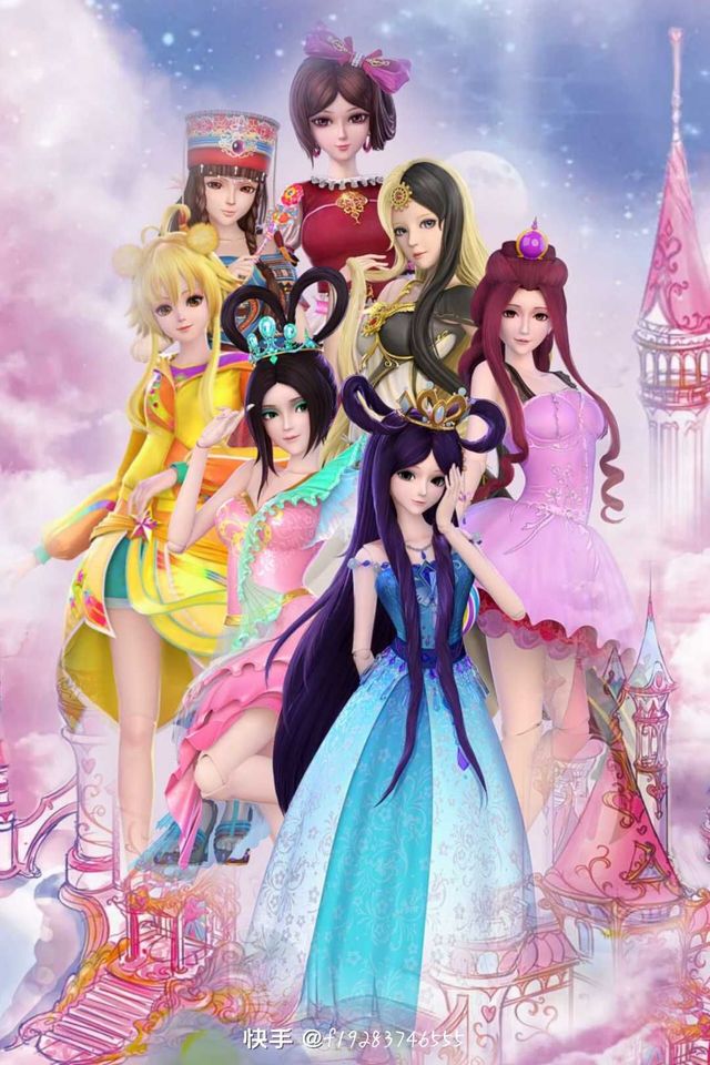 当叶罗丽看见自己的图片