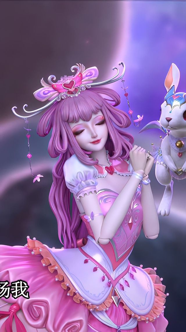 叶罗丽人物看到自已的照片时