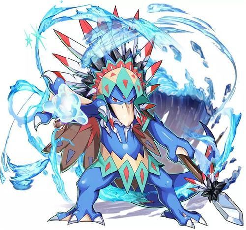 第二百九十一章:mega进化,海神哥达鸭.