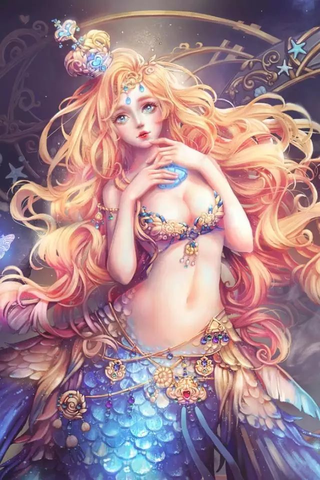十二星座化身美人鱼,十二星座的公主翅膀
