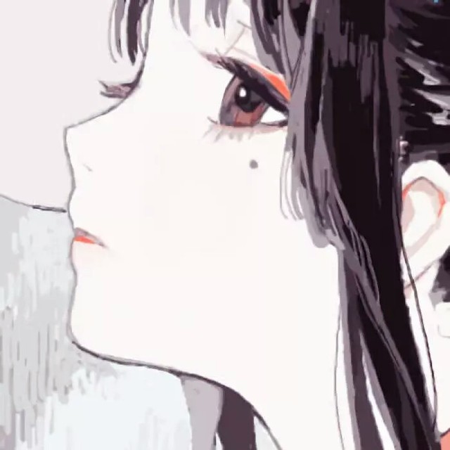 女头(侧脸)-精.动漫头像-话本小说网