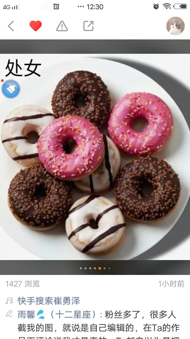 四大星座美味甜甜圈-我和闺蜜的星座图片-话本小说网