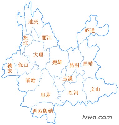 西南行政区划图图片
