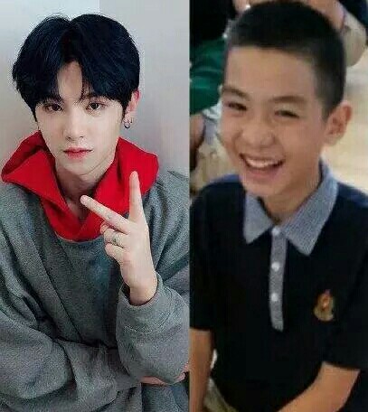 ninepercent小时候照片大爆小编抱了这么久了王子异休息一下王子 