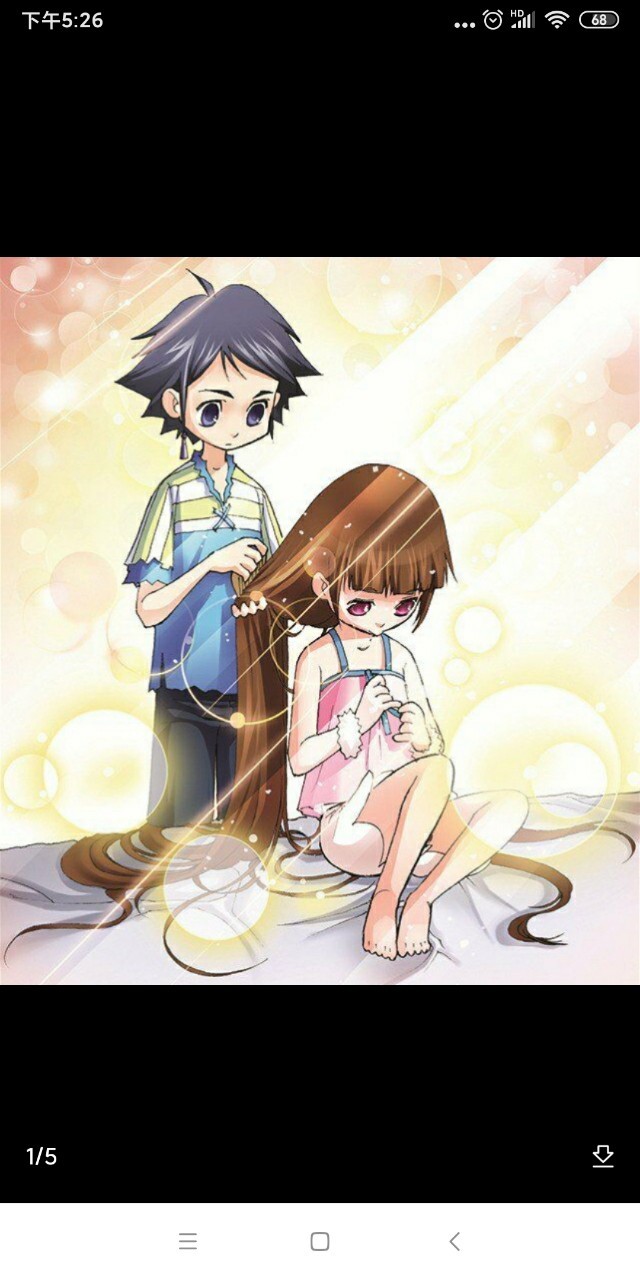 唐三为小舞梳头