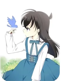 变成女生的柯南！