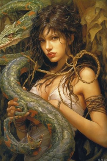 她如何驯服一条蛇