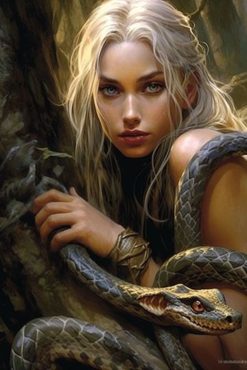 丛林驭蛇女王