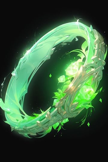 写作素材/【玄幻手镯篇】碧影流韵镯