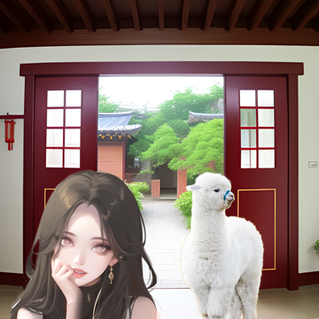 校草变成羊驼追到我家，求我亲亲它（1）