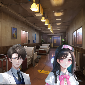 医院里的红丝带