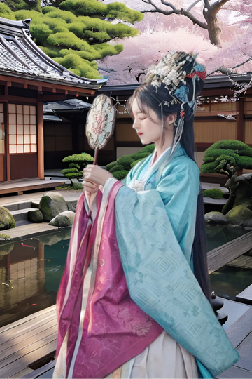 图片素材库：女生古代