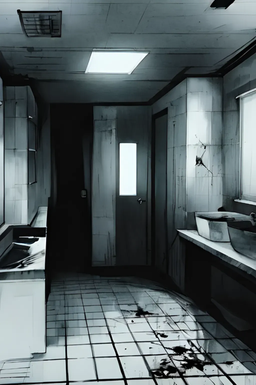 紧闭的厕所门21