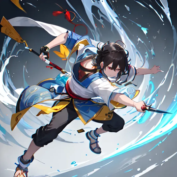 女子将死之时，突然出现的白衣少年