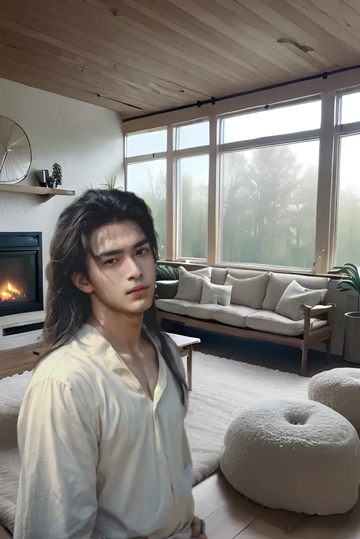 图片素材库：男生现代