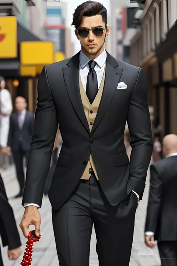 【AI绘画】小说男主人设