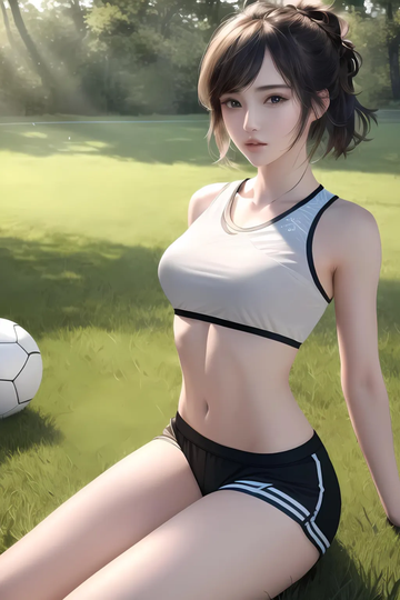 活力满满的元气少女