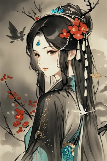 【AI绘画】回眸一笑百媚生，六宫粉黛无颜