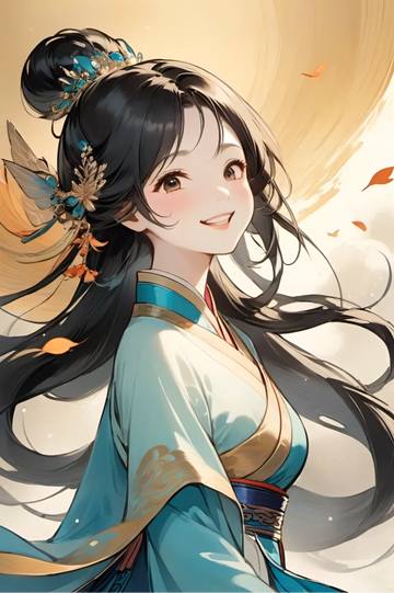 【AI绘画】笑靥如花