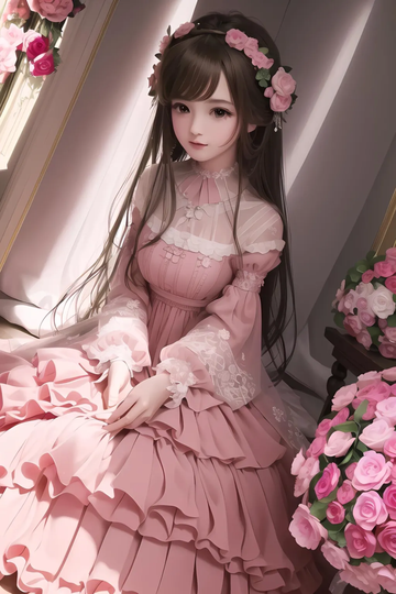 婀娜少女羞，岁月无忧愁