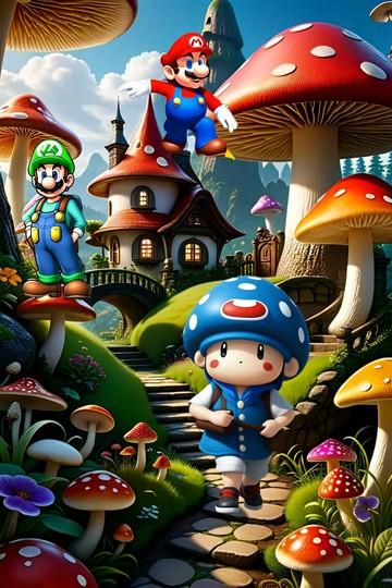 超级马里奥兄弟，在蘑菇王国的冒险