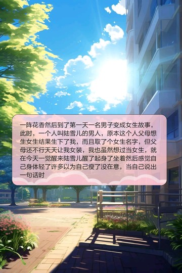 一个男生转变女生一个小故事1