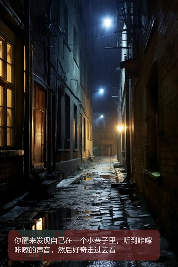 深夜的巷子
