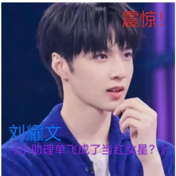 《刘耀文：小助理单飞成了单红女星》12